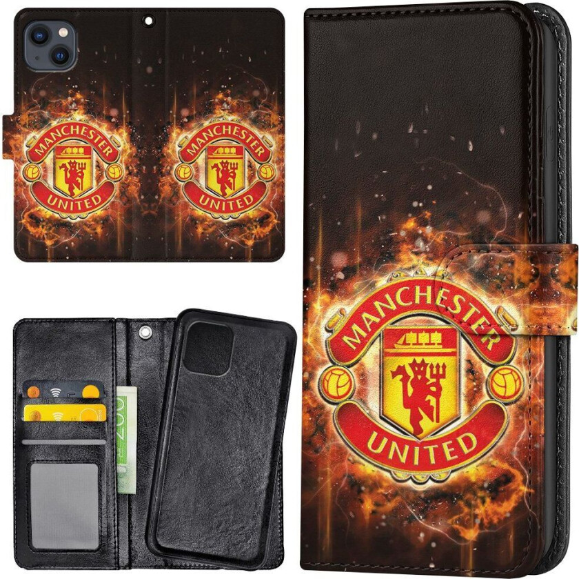iPhone 14 - Lommebok Deksel Manchester United
