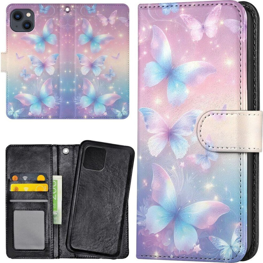 iPhone 13 - Lommebok Deksel Butterflies