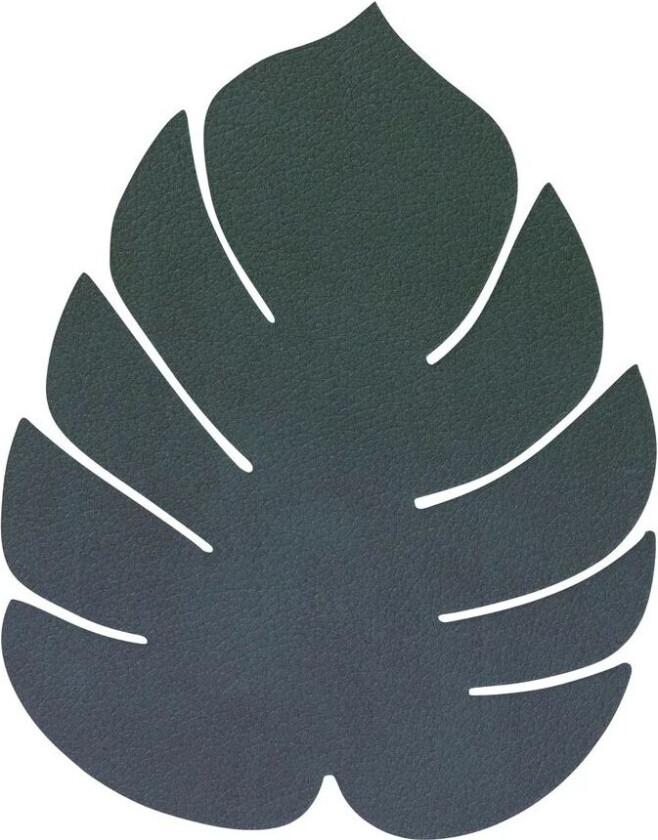 Lind DNA Monstera Leaf Nupo glassunderlag mørkegrønn