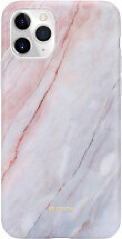 Crong Marble Deksel – Deksel til iPhone 11 Pro (rosa)