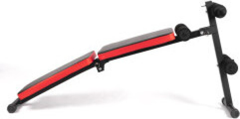 Sammenleggbar treningsbenk TD003B-5 (svart/rød)