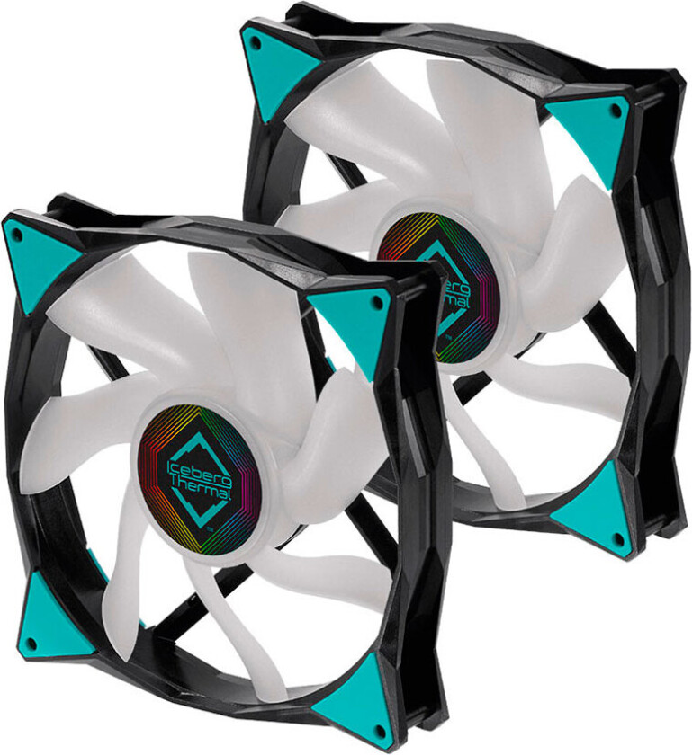 ICEBERG THERMAL IceGALE ARGB - 140mm ARGB Juodas (2er Pack)*