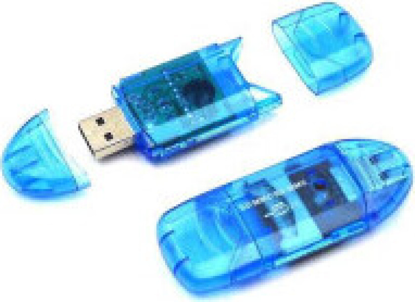 Kortleser for SD/SDHC/MMC-kort (Polybag)