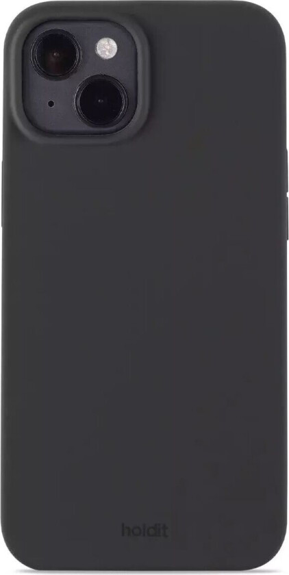 Holdit iPhone 15 Plus Soft Touch Silikon Deksel - Black