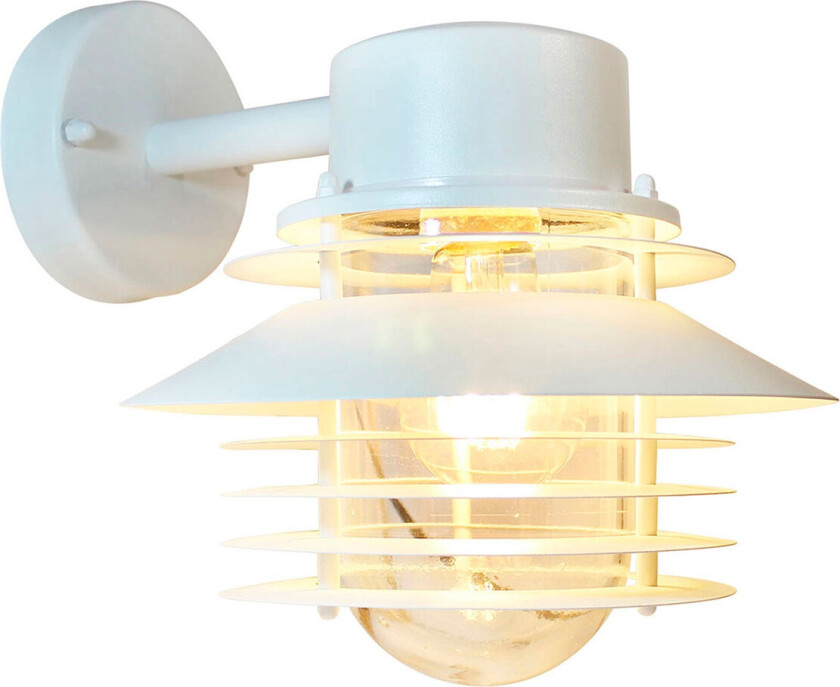 Stig Down Väggarmatur E27-sockel IP44 Vit