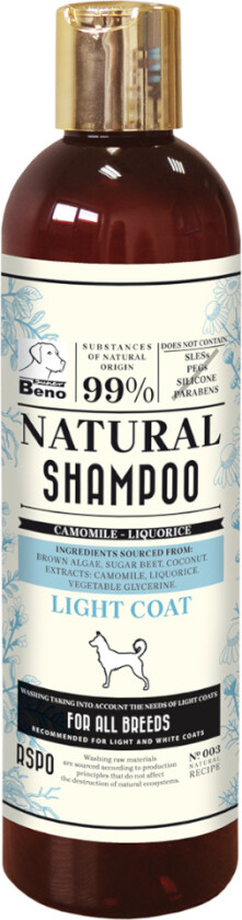 natursjampo for lys pels - Økonomipakke: 2 x 300 ml