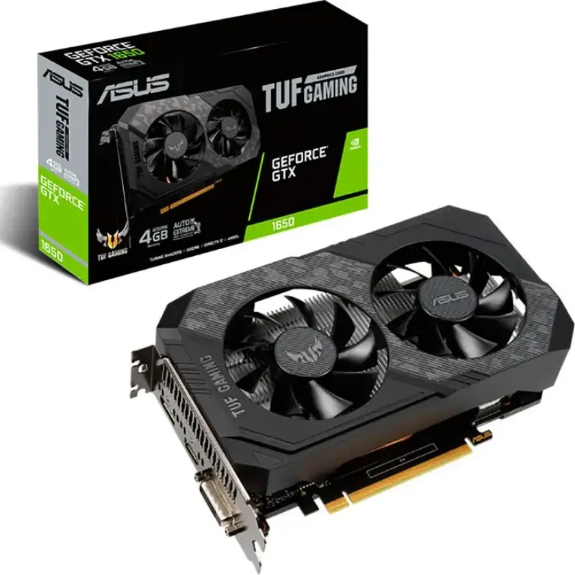 Asus TUF Gaming TUF-GTX1650-4GD6-GAMING NVIDIA GeForce GTX 1650 4 GB GDDR6