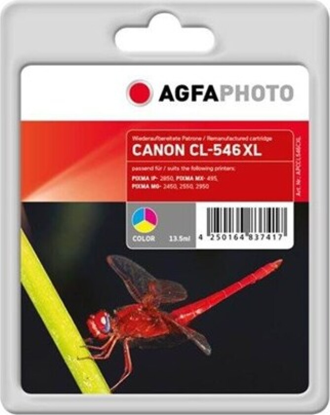 Photo - colour (cyan magenta yellow) - compatible - ink cartridge (alternative for: Canon 8288B001 Canon CL-546XL) - Blekkpatron Colour (cyan, magenta, yellow)