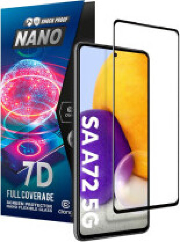 Crong 7D Nano fleksibelt glass – full dekning hybrid skjermbeskytter 9H Samsung Galaxy A33 5G