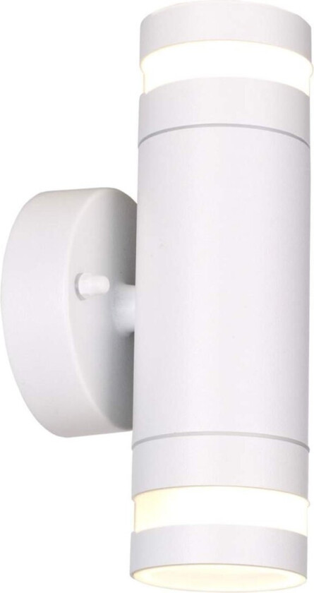 Fredrik II Väggarmatur 2xGU10-sockel IP44 Vit