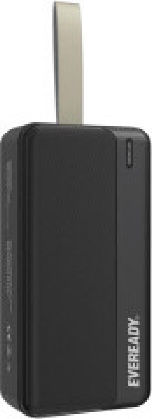 Eveready PX30B - Powerbank 30000 mAh 2x USB-A (svart)