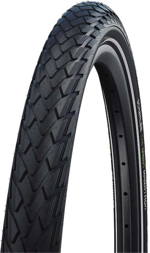 SCHWALBE Green Marathon Non folding tire (23-622) Black, ADDIX Eco, GreenGuard, PSI max:130 PSI, Yes, Weight:420 g
