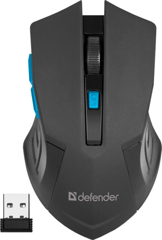 DEFENDER WIRELESS MOUSE ACCURA MM-275 RF 1600DPI 6P 52275