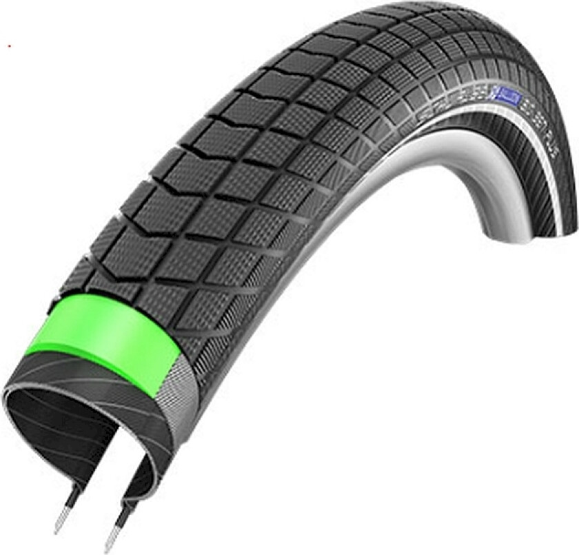 SCHWALBE Big Ben Plus Non folding tire (50-622) Black, Energizer, GreenGuard, PSI max:70 PSI, Yes, Weight:920 g