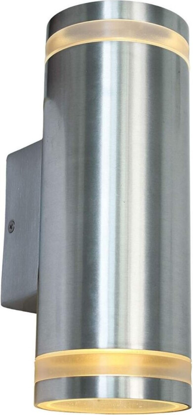 Nils II Väggarmatur 2xGU10-sockel IP44 Aluminium