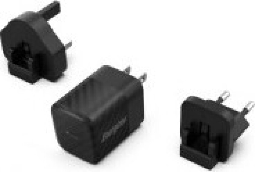 Energizer Ultimate - Multiplug EU / UK / US GaN 20W PD nettlader (svart)