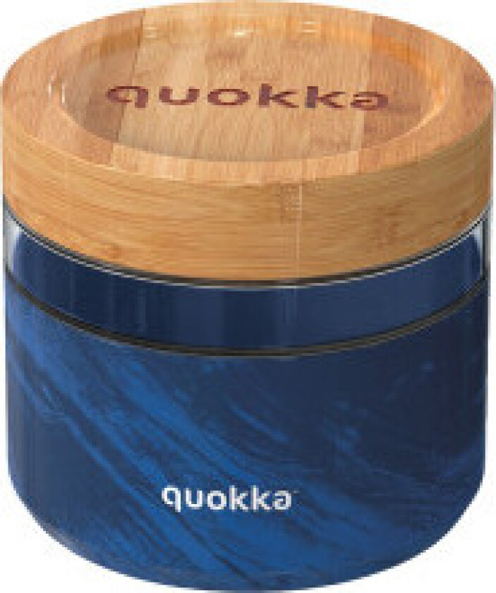 Quokka Deli Food Jar - Matbeholder / matboks i glass 820 ml (Trekorn)