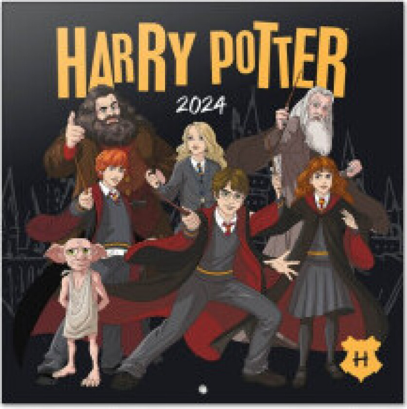 Harry Potter - 2024 veggkalender (30 x 30 cm)