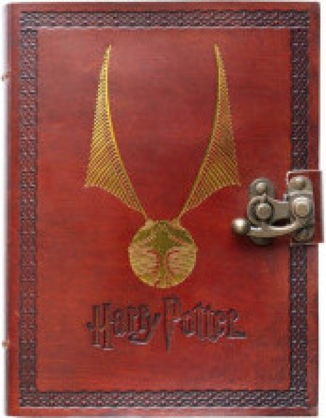 Harry Potter - Notisblokk i skinn 13,5x18 cm (brun)