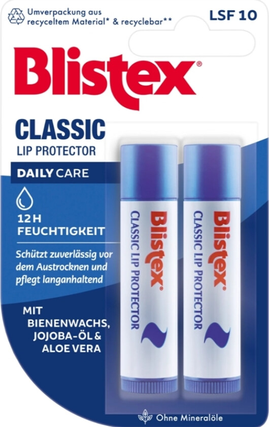 Lip Balm Classic 2x4g