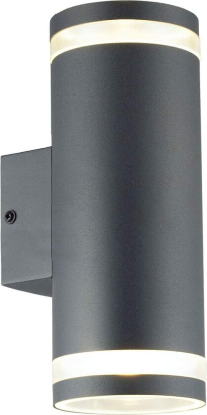 Nils II Väggarmatur 2xGU10-sockel IP44 Antracit