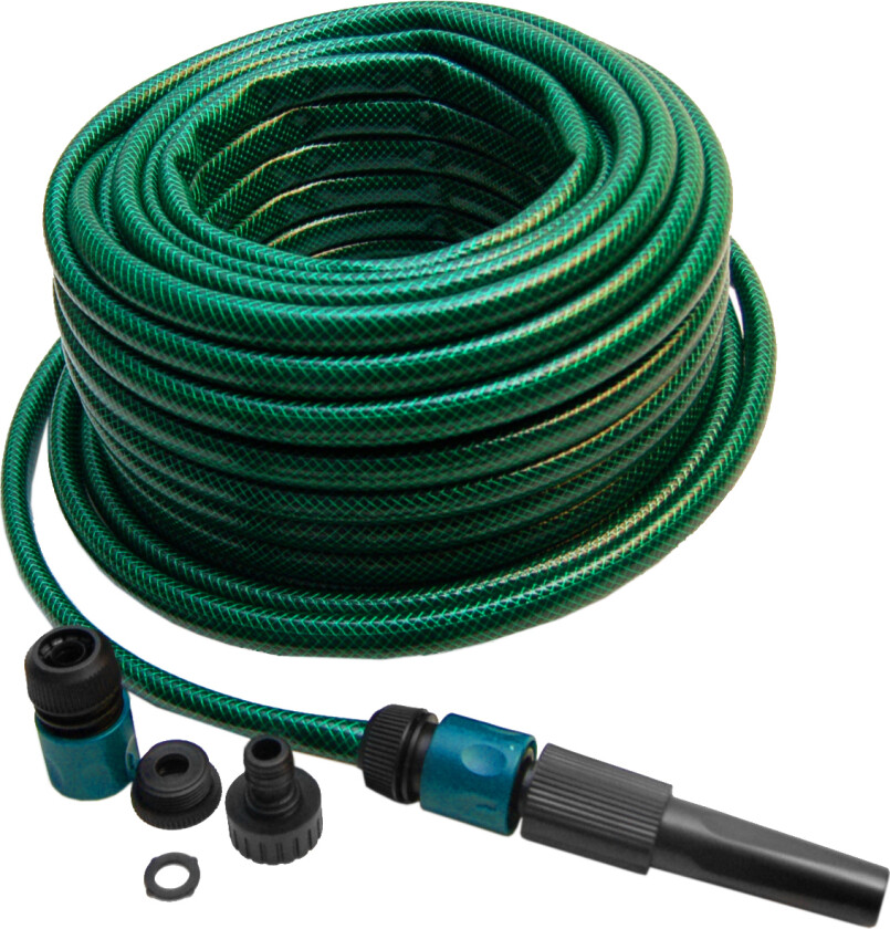 HOME It® vandslange med 5 dele 1/2 30 meter