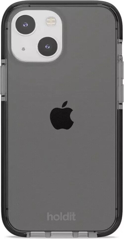 Holdit iPhone 13 Mini Seethru Deksel - Black