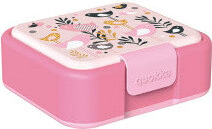 Quokka Twist Kids - Dobbelvegg plastmatbeholder / matboks (Fugler)