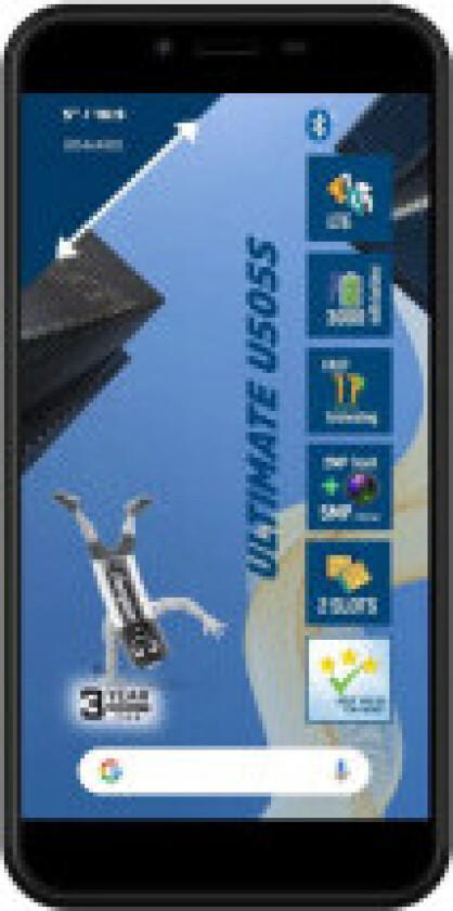 Energizer Ultimate U505S - Smarttelefon 1 GB RAM 16 GB 5" 4G Dual Sim EU (svart)