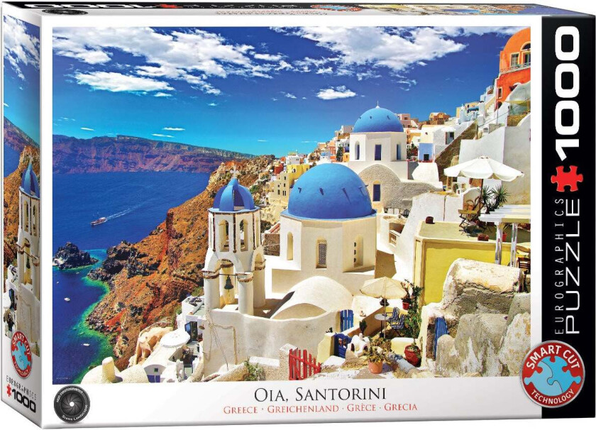 Puslespill 1000 Oia Santorini Greece Eurographics