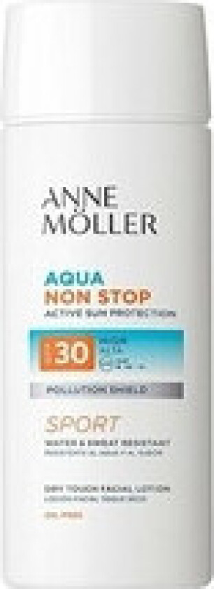 Solkrem Ansikt Anne Möller Aqua Non Stop Sport SPF30 (75 ml)
