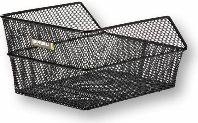 Cento S, Bakre, Sykkelkurv, Stål, Svart, 5 kg, 360 mm