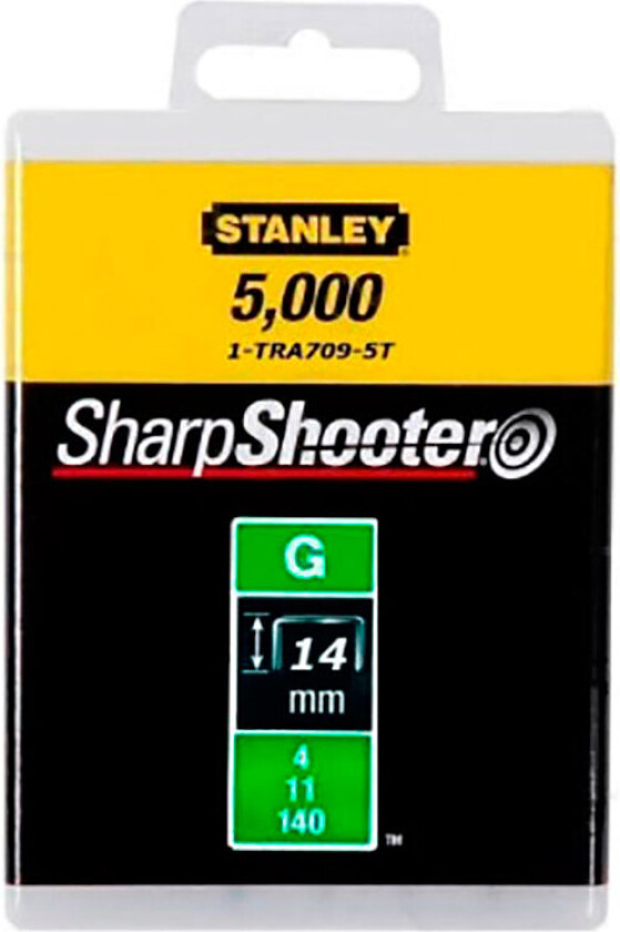 Stanley Staple type G 4/11/140 14mm 5000 stk. (TRA709-5T)