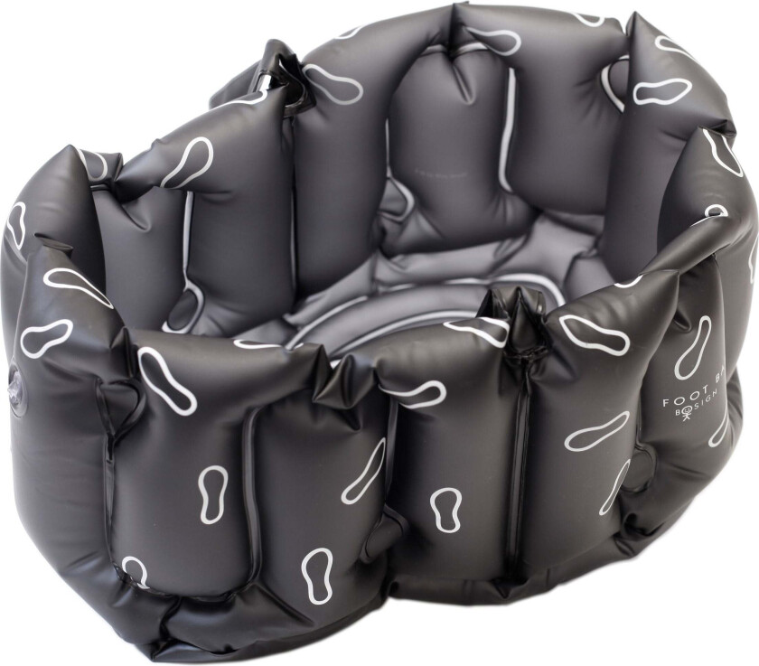 Oppblåsbart Fotbad Grafittgrå