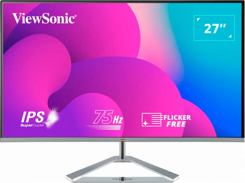 Skjerm ViewSonic VX2776-SMH 27" LED IPS LCD Flicker free 50 - 60 Hz 75 Hz