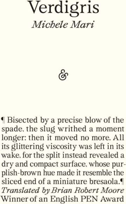 Verdigris Av Michele Mari