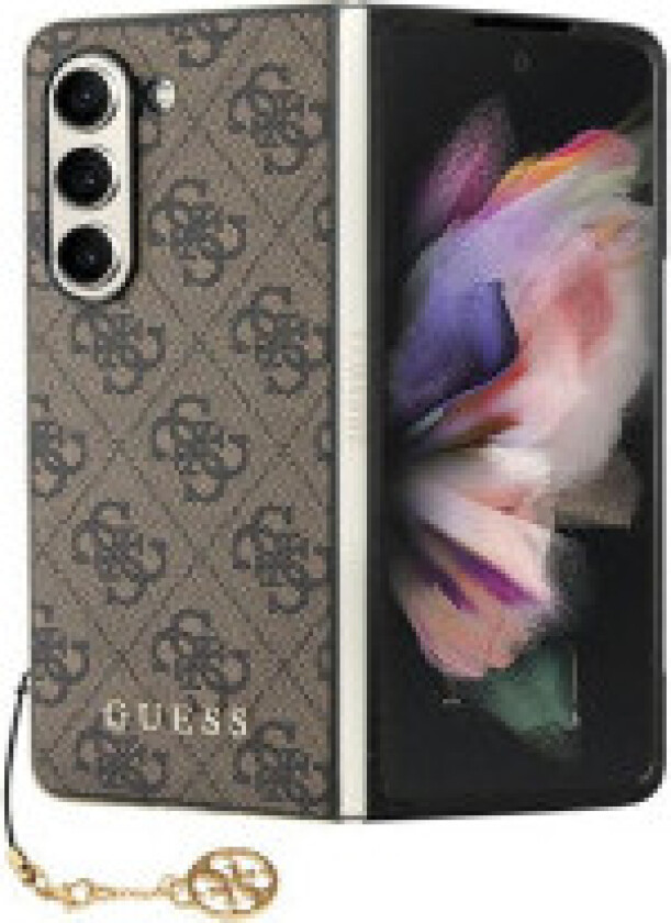 Guess Samsung Galaxy Z Fold 5 Deksel 4G Charm Brun