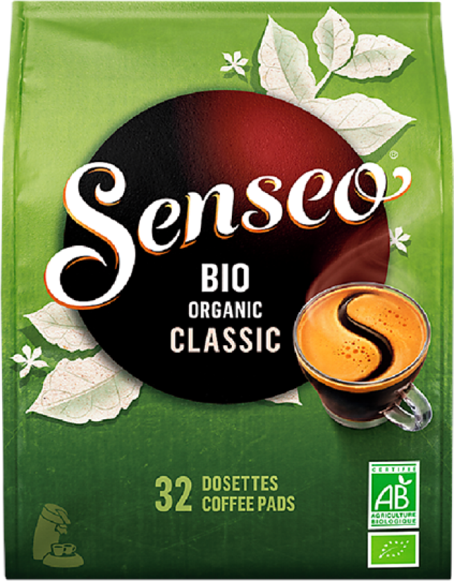 Senseo kaffeputer Classic Organic - 32 stk