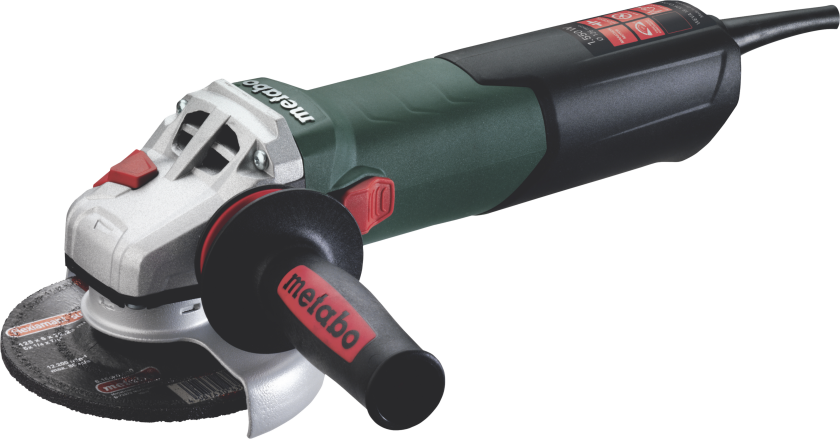 WEVA 15-125 Quick, Svart, Grønn, Grå, Rød, 12,5 cm, 11000 RPM, 3,5 Nm, M14, 104 dB