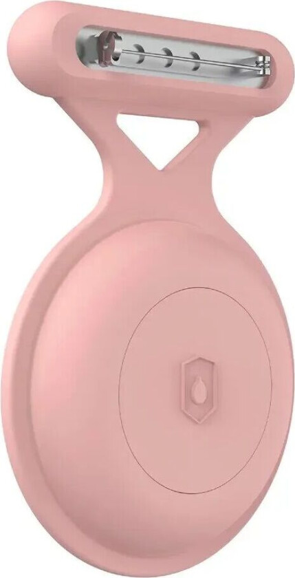 AirTag Silikon Deksel m. Brosje - Rosa