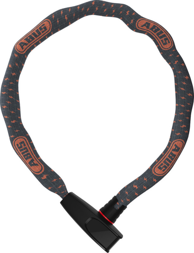 Catena 6806K/75 - Chain with integrated lock - nøkkel - neonoransje