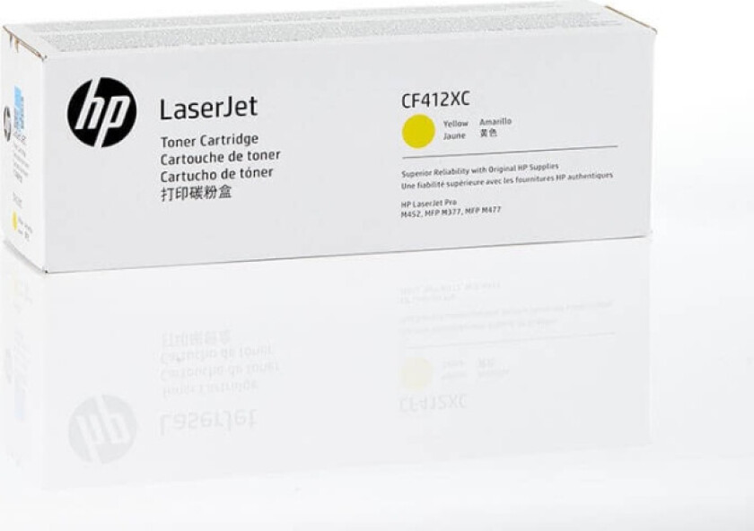 Toner CF412XC 410X Yellow Contract - Blekk patron / papir sett Yellow