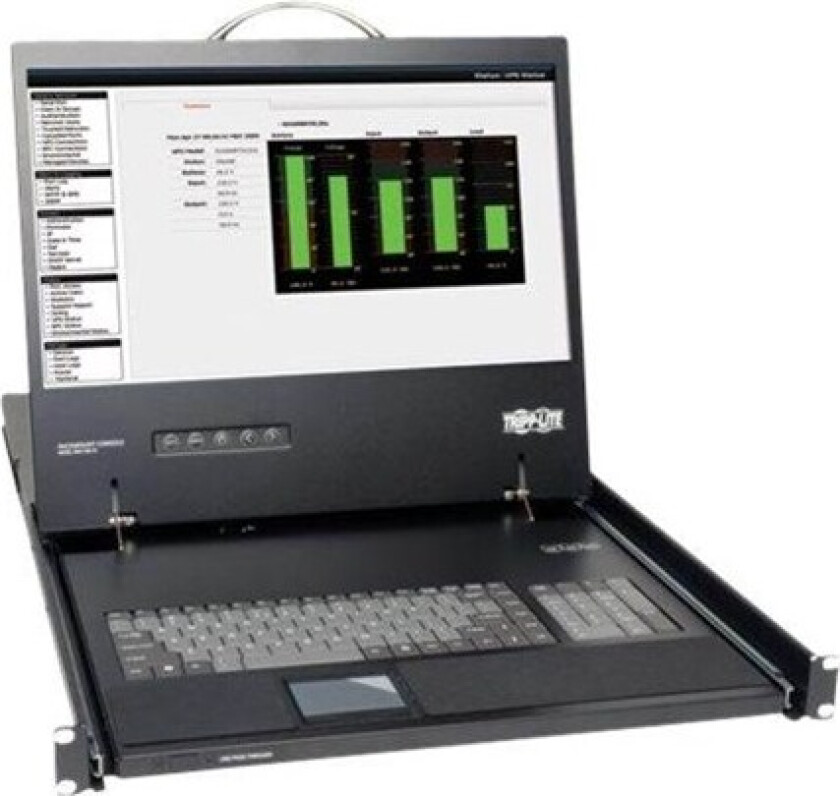 19" Tripp Lite Rack Console KVM Cable Kit w/ 19" LCD PS/2 1U TAA GSA - KVM console - 19" - Skjerm