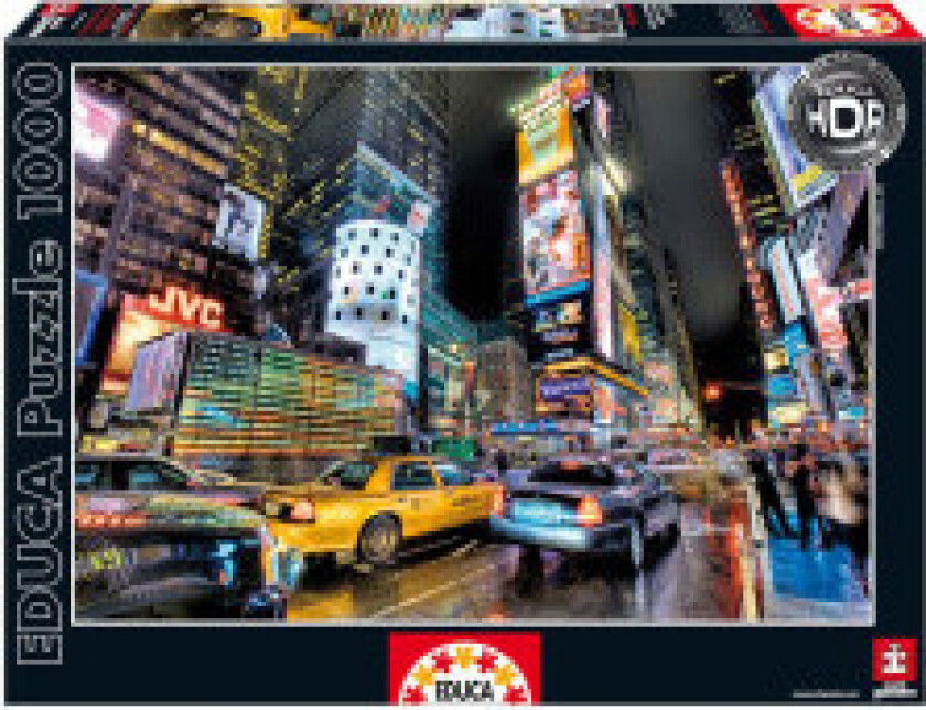 Puslespill 1000 Brikker - Times Square