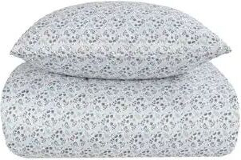 Sateng sengesett - 140x200 cm - 100% Bomullssateng - Potpuri blue