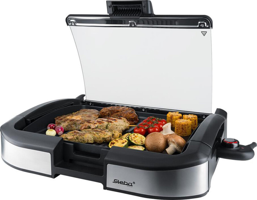 VG 195, 2200 W, Grill, Elektrisk, 400 x 290 mm, Tabletop, Grillnett + steketakke