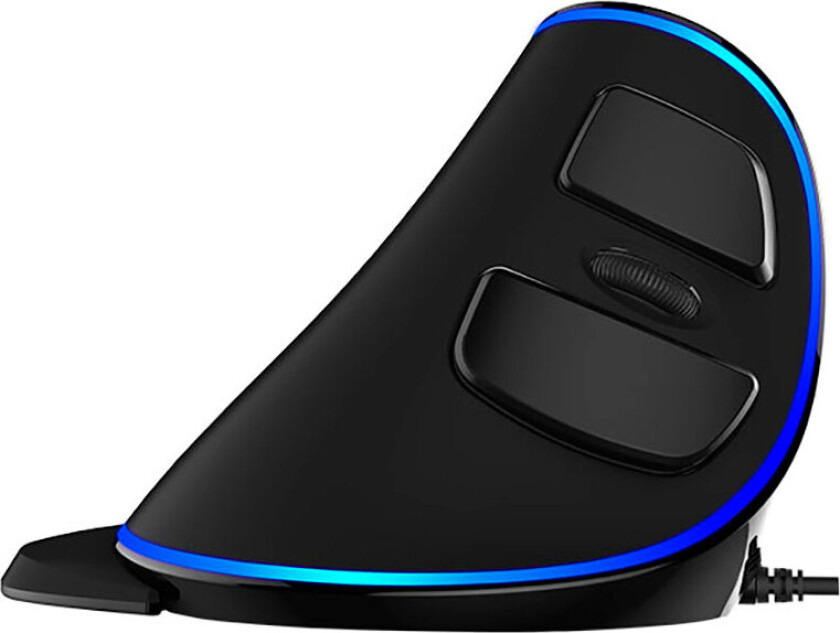 M618PU mouse - Vertical mouse - Optical / gyroscopic - 6 - Svart
