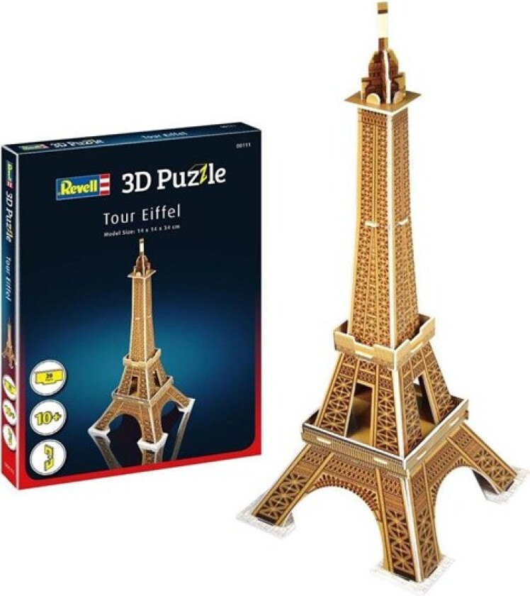 3D Puzzle Building Kit - Eiffel Tower 3D Puslespill