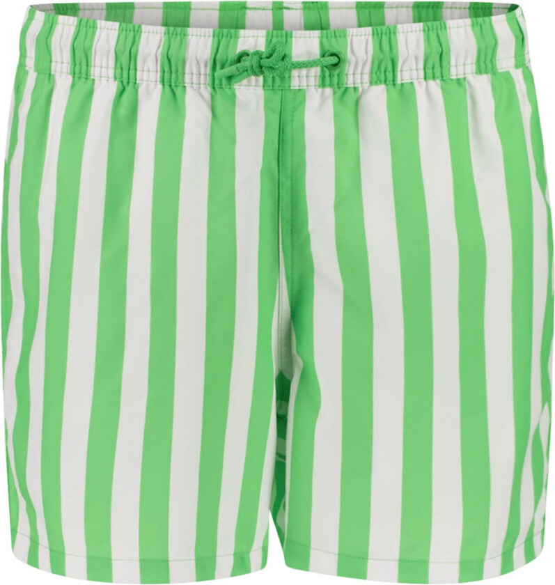 Borg Print Swim Shorts, badeshorts, BB SUNNY STRIPE 2