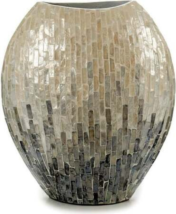 Vase grå dekomponert (15 x 35 x 32 cm)